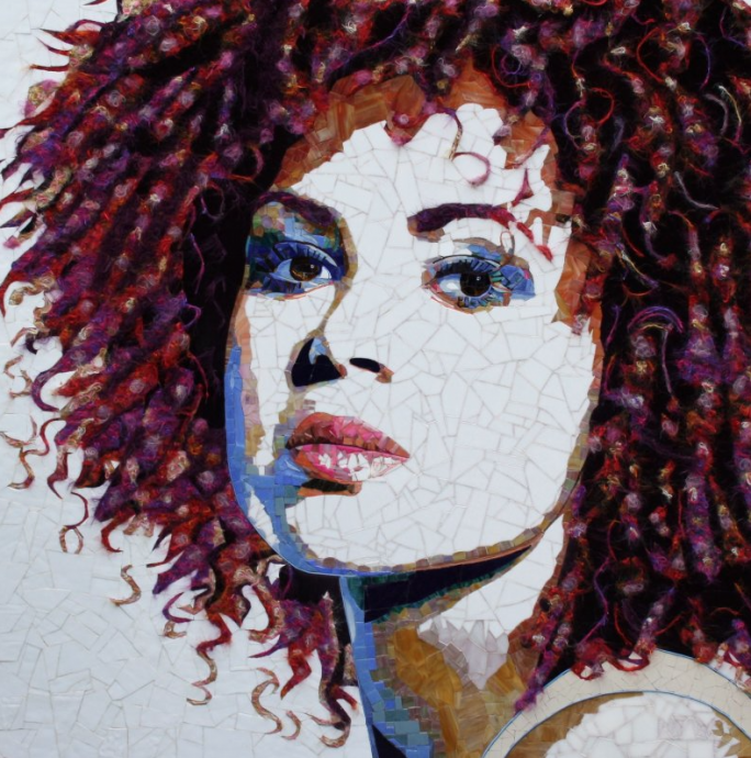 "Kinky Hair" (120 CM X 120 CM)