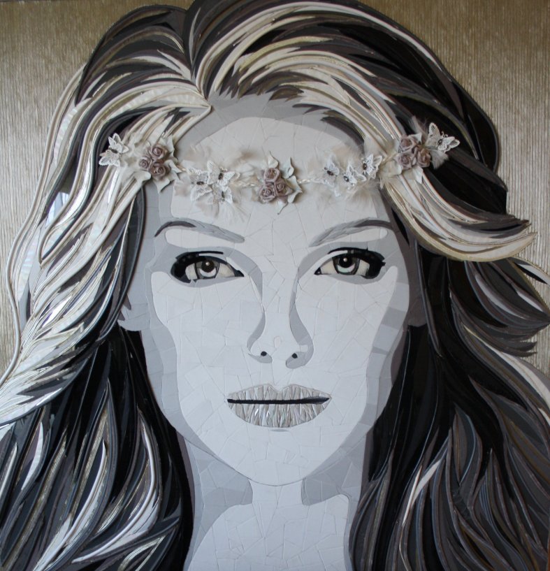 "Miss Butterfly" (120 CM X 120 CM)