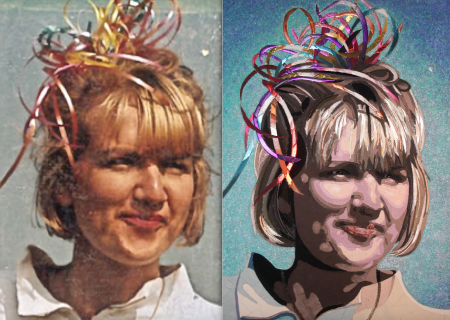 Voor: "MIJN MOOISTE VROUW" (90 CM X 65 CM)