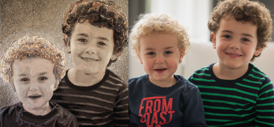 "GIJS & KEES" (120 CM X 120 CM)