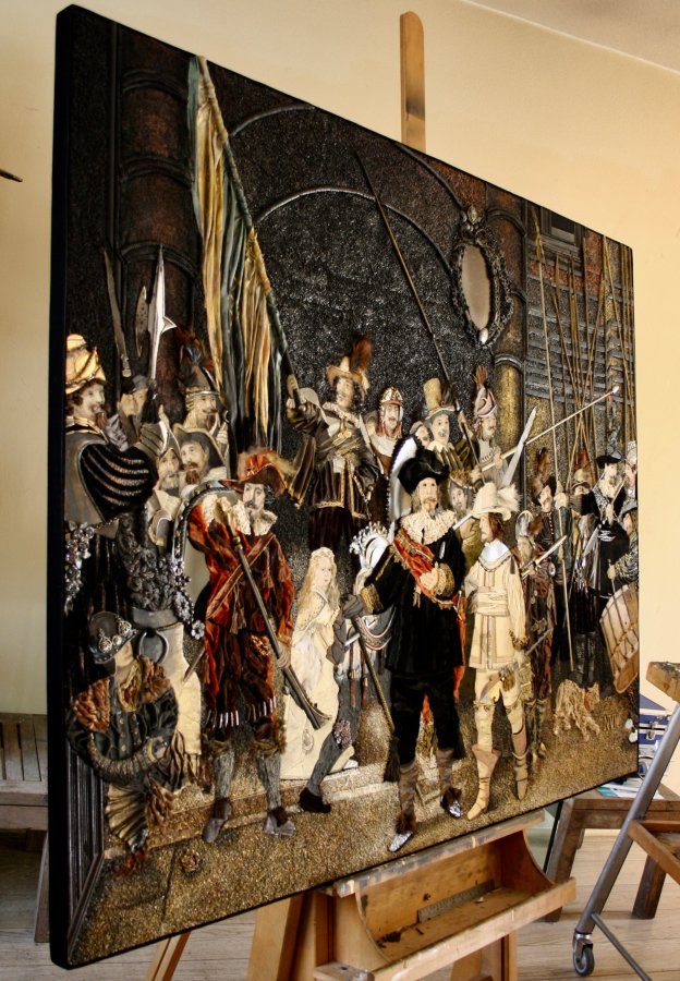 "De Nachtwacht" (voor/zijkant)