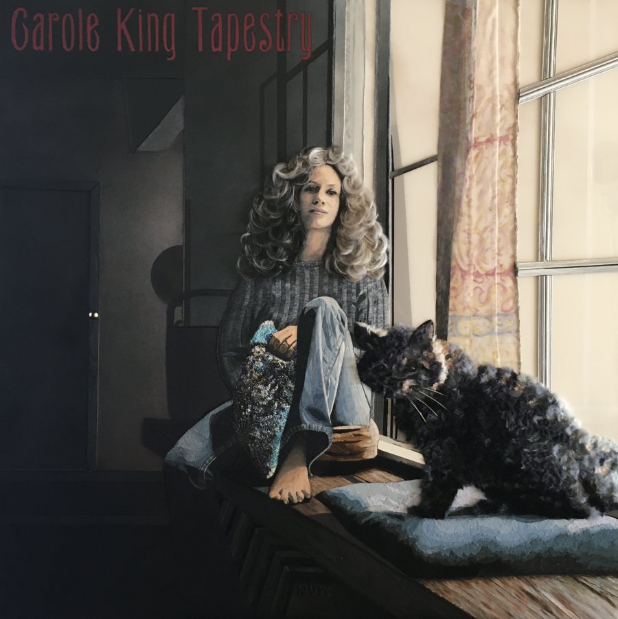 "Tapestry" Carole King (120 CM x 120 CM X 4 CM)