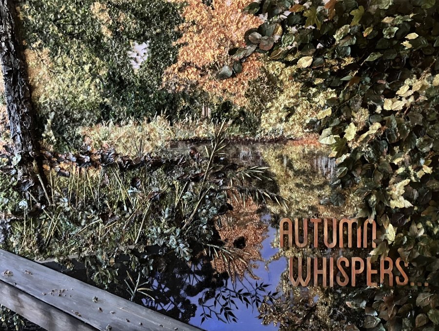 "AUTUMN WHISPERS..." (90CM X 120CM X 4CM)